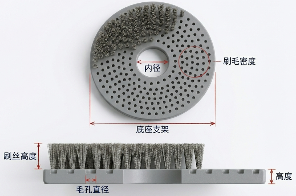 Abrasive Disc Brush detail
