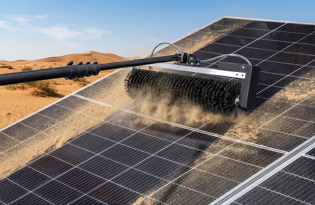 Solar Panel Foam Roller Brush