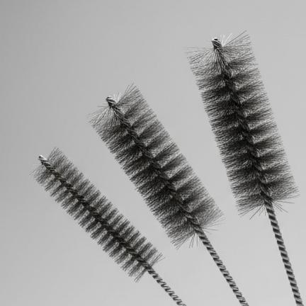 Practical brush selection for sanitation and line upkeep