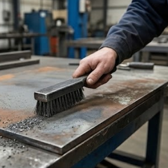 Heavy-Duty Steel Wire Brush detail